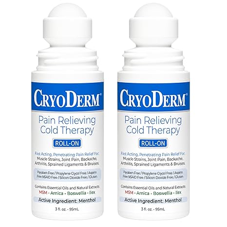 Cryoderm D-Roll-On-3oz-2 Cold Roll-On 3 oz. (Pack of 2)