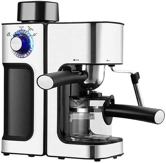 Coffee Machine, Espresso Machines Steam Commercial, Automatic Milk Frother Fancy Freshly Ground Stainless Steel