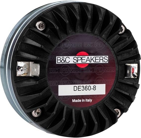 B&C DE360 1" Polymer Horn Driver 8 Ohm 2-Bolt