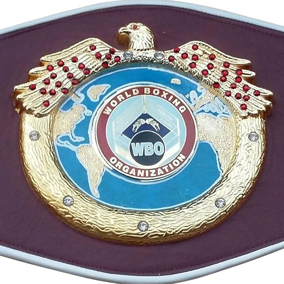 WBO Boxing Replica Championship Belt Metal Plates Adult Premium Quality Leather