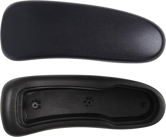 Chair Armrest Replacement, Arm Pad Caps Replacement for Herman Miller Classic Aeron Chair Graphite Black 1 Pair