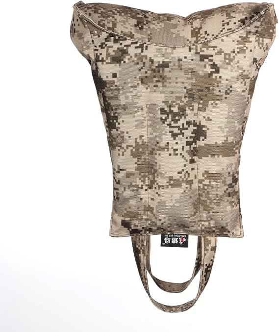 CHASING BIRDS Camouflage Waterproof Camera Lens Pillow Camera Photographic Bean Bag(Unfilled) (Brown Grid)