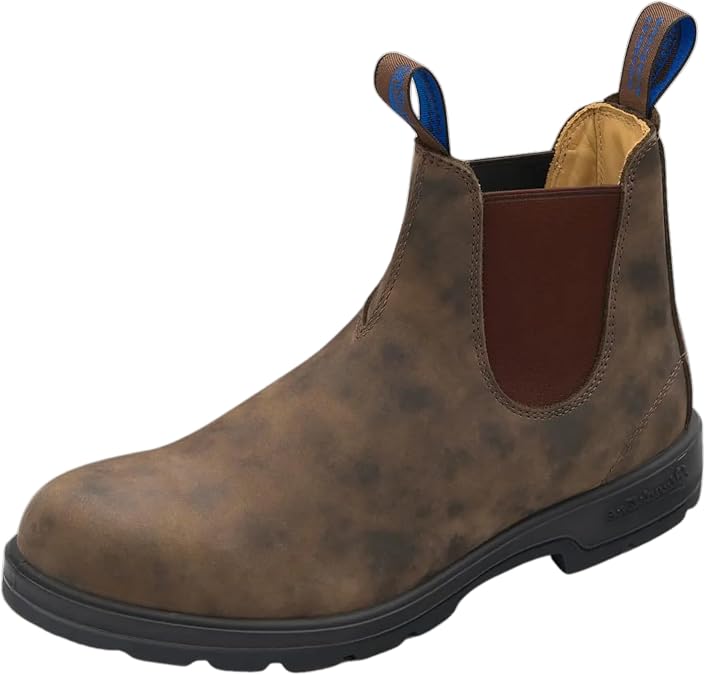 Blundstone 2365 Women's High-Heeled Leather Chelsea Boots, Black, 6 US Women / 3 AU