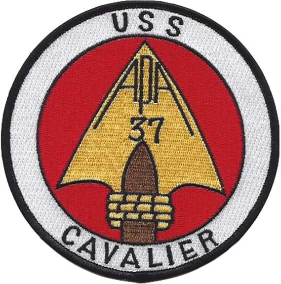 USS Cavalier APA-37 Collectible Novelty Patch