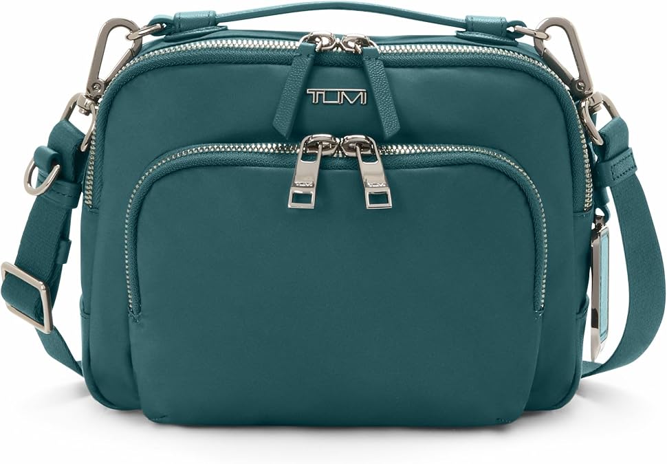 TUMI - Voyageur Teghan Crossbody - Women's Compact Everyday Purse with Leather Trim