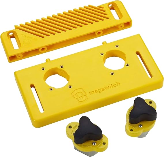 Magswitch Woodworking Starter Kit - Featherboard & Push Block