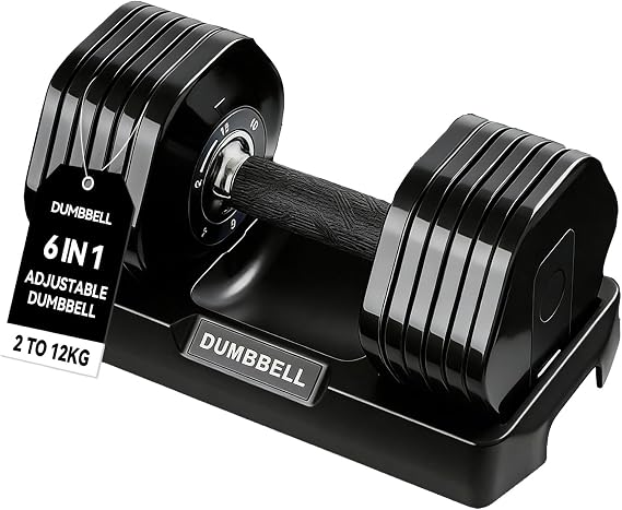 TRIOBLADE 24KG/40KG Adjustable Dumbbells for Saving Place Weights Dumbbells Set 15in1 /17in1 Fast Weight Changes NonSlip Handle Home Gym Strength Training Equipment