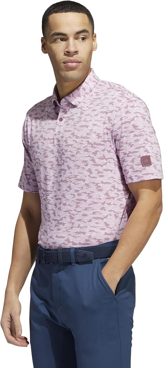 adidas Men's Go-to Camo Print Golf Polo Shirt