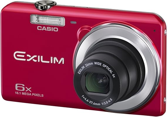 CASIO digital camera EXILIM EX-ZS28RD wide-angle 26mm optical 6x zoom premium auto 16.1 million pixels (Red)