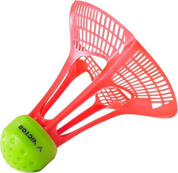 VICTOR Badminton Air Shuttle Badminton Shuttlecock Shuttle AS Airshuttle II Outdoor-Only Ball Red 1/4 Dozen