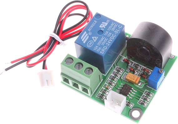 0-5A AC Current Detection Sensor Module Switch Output (DC 5V, Green)