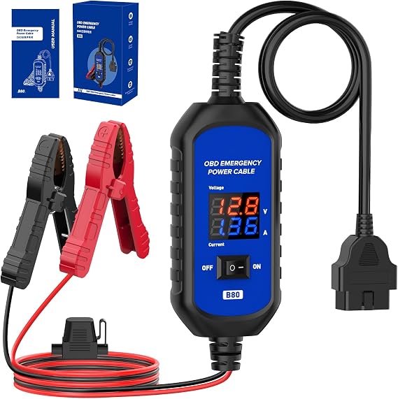 OBD2 ECU Memory Saver Cable for Most Vehicles