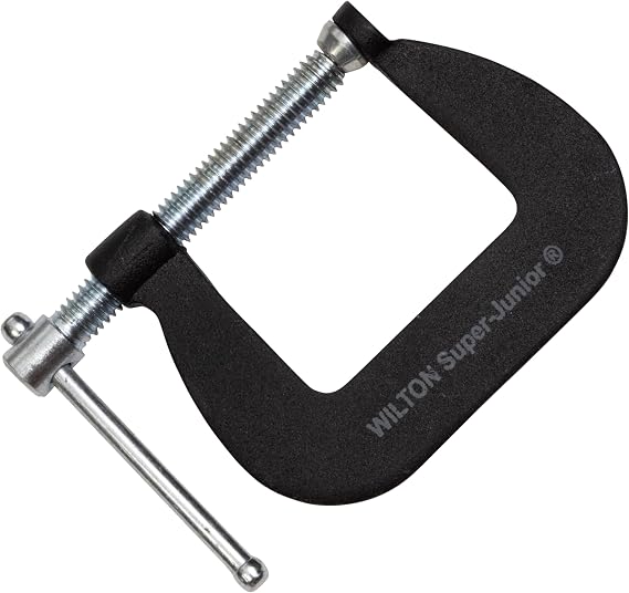 Wilton Super-Junior C-Clamp, 1-1/2" Opening, 1-1/2" Throat, 850 Lbs. Clamping Force (Model 53)