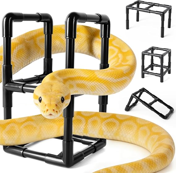 Mygeromon Snake Climbing Toys DIY Ball Python Enrichment Tank Accessories