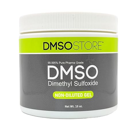 DMSO Gel 16 oz, Pure 99.995%, Non-diluted, Low Odor, Dimethyl Sulfoxide,