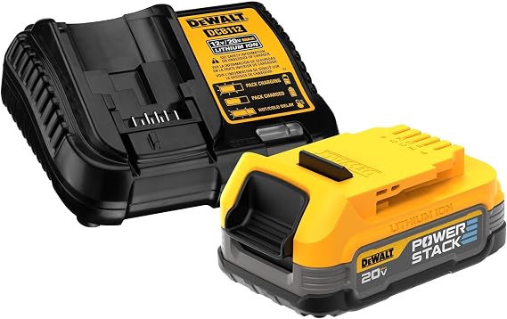 DEWALT 20V MAX* Starter Kit with POWERSTACK Compact Battery and Charger (DCBP034C)