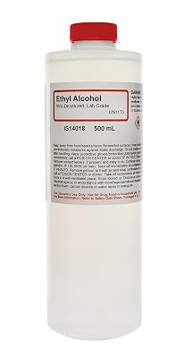 95% Ethyl Alcohol, 16oz - Denatured Ethanol Alcohol - Laboratory-Grade, Not for Topical Use - The Curated Chemical Collection