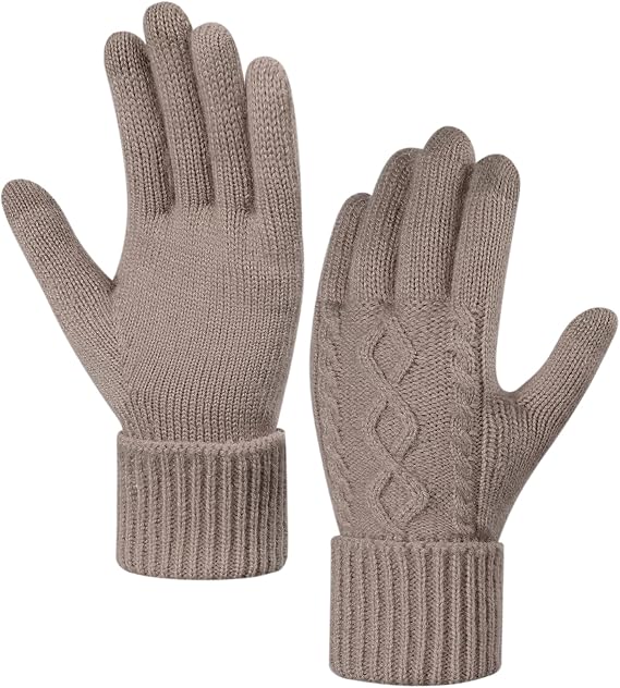 Winter Gloves for Women - Premium Winter Gloves with Touchscreen Fingers, Warm Gloves for Women Cold Weather