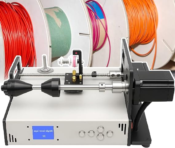 Automatic Winding Machine/Coil Winding Machine/Computer CNC Wire Coil Winding Machine, with LCD Screen Display, Wire Size 0.01-1.0 mm Cable Winder, for Coils Motor Coils