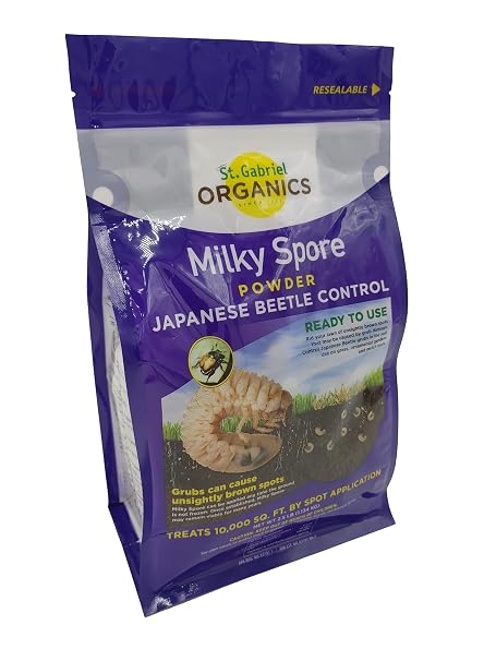 Milky Spore Japanese Beetle and Other Beetle Killer, Pack of 4
