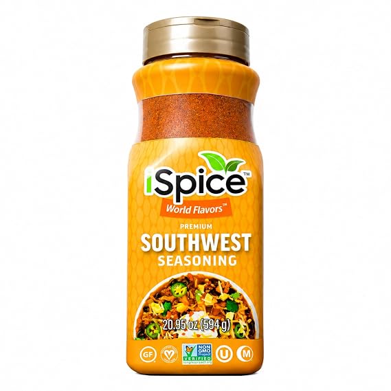 iSpice Southwest Seasoning Rub Blend Bulk Jar - 20.95 oz