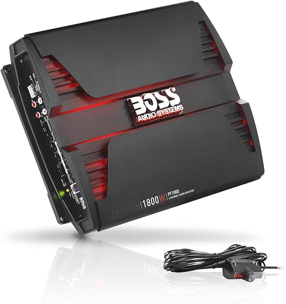 BOSS Audio Systems PF1800 4 Channel Car Amplifier, 1800 Watts, 2-4 Ohm