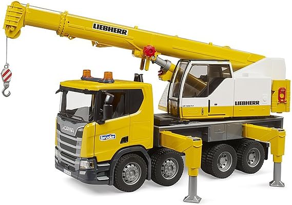 Bruder 03571 Scania Super 560R Liebherr Crane Truck with Light & Sound