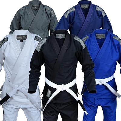 Challenge Lightweight Preshrunk Brazilian Jiu Jitsu Gi | BJJ Gi for  with FREE Belt