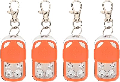 Denash 4PCS Automatic Door Remote Control,433.92MHz Portable Electric Rolling Driveway Gate Opener Hardware,Gate Control Remote Key Fob for Sliding Door