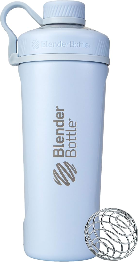 BlenderBottle Radian Insulated Stainless Steel Shaker Bottle, 26- Ounce, Arctic Blue (Pack of 15)
