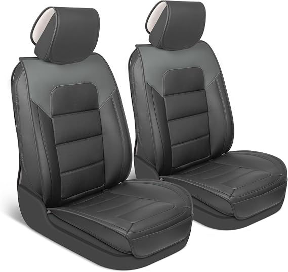 MotorBox Cabin King Slate Ridge Napa Leather Seat Covers for Trucks & Cars