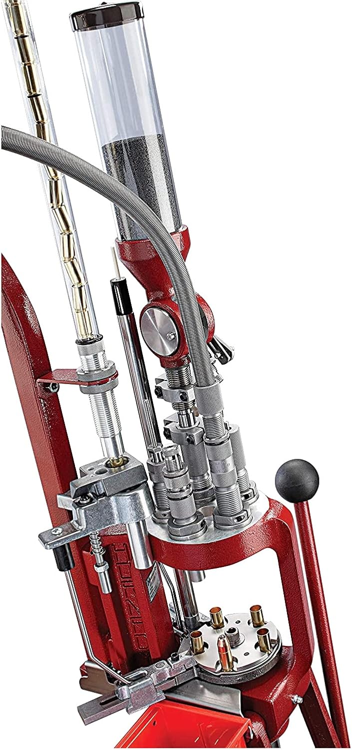 Hornady Lock-N-Load Ammo Plant – The Ultimate Ammunition Reloading Kit for Fast Reloading – Includes Progressive Reloading Press, Bullet Feeder, Case Feeder and More – Item 095160