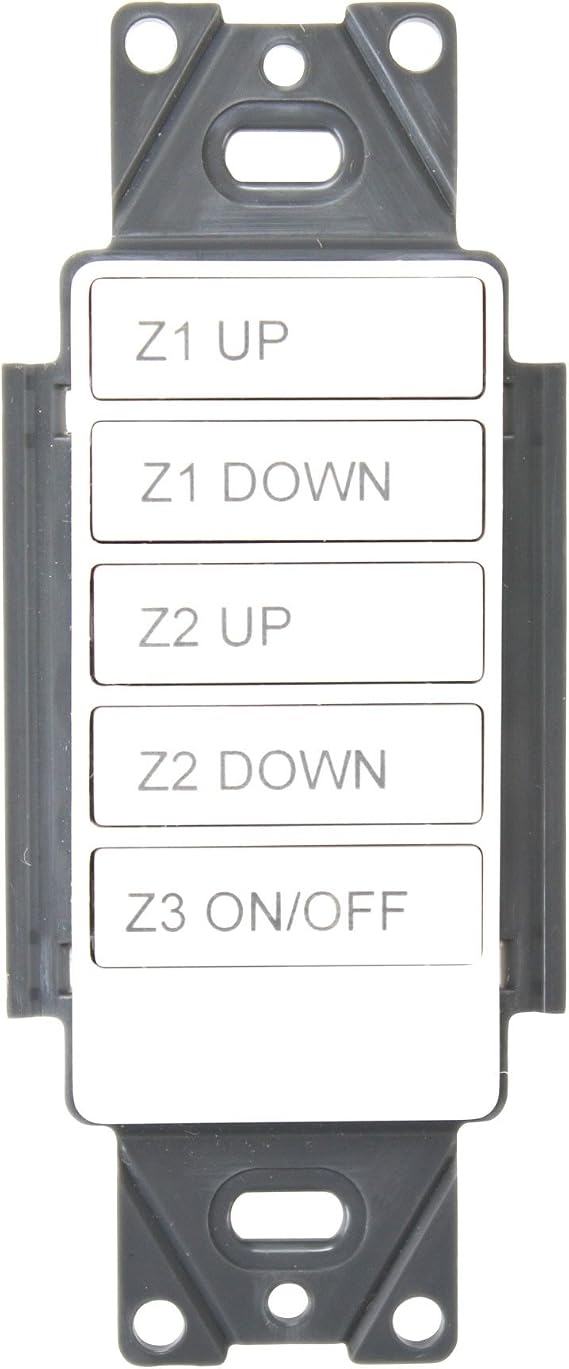 COOPER GREENGATE RC-5TSB-T08-W Pre-Engraved Room Controller Wallstation Low Voltage Switch