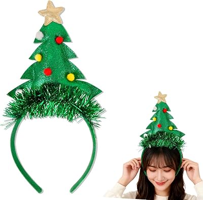 Christmas Tree Headband-Cute Xmas Headbands for Woman Christmas Holiday Party Hair Decoration Suppliers