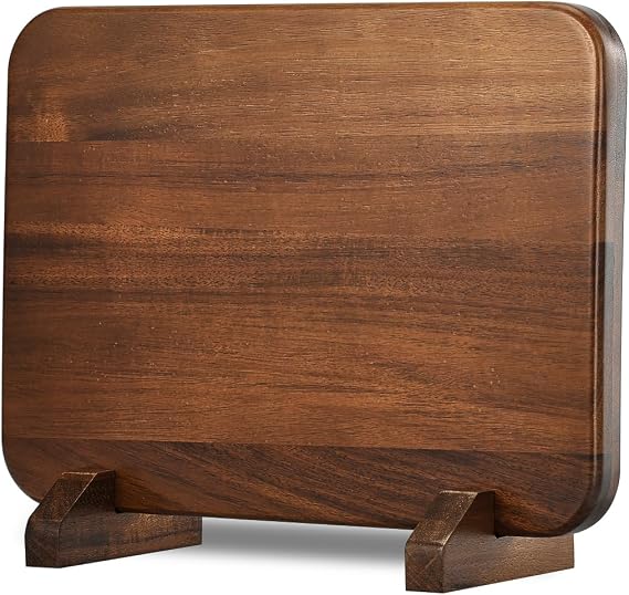 Magnetic Knife Block Double Sided Magnetic Knife Holder Wood-14 x10 Inch | Kitchen Magnetic Knife Stand With Strong Magnets Countertop Knife Organizer Rack Without Knives, for Beaf Knives