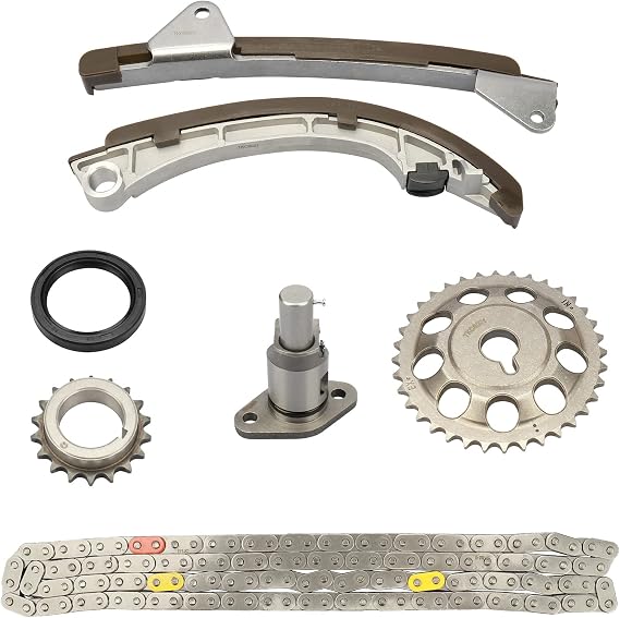 Engine Timing Chain Kit for Chevy Prizm, for Toyota Corolla/Celica (GT)/Matrix Base/MR2 Spyder, for Pontiac Vibe | Compatible with Chevy Prizm Toyota Corolla Celica (GT) Matrix Base MR2 Spyder Pontiac Vibe