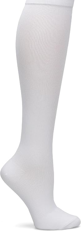Nurse Mates Women's Wide Calf Socks | 12-14 mmHg Compression | Up to 22" Calf | One Size | 1 Pair