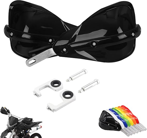 Handguards Motorcycle,Universal Hand Guards with Aluminum Brush Bar for Pit Bikes Handguard,Dirt Bike Motocross Accessories for Off Road ATV Universal 7/8" 22mm and 1 1/8" 28mm