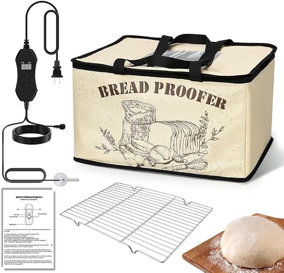 Folding Bread Proofing Box, 50-113℉ Precise Temp Countrol Proofer