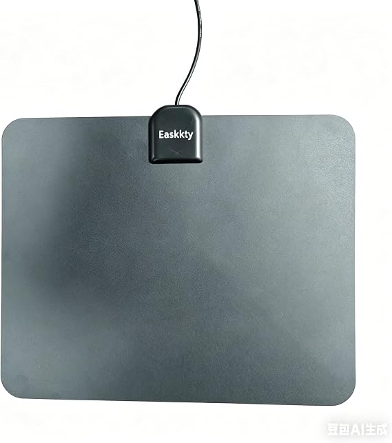 Indoor TV Antenna TV Aerial, 4K 1080P Digital HDTV Antenna 60 Miles Range Free View Local Channels with 16.5FT Coax Cable Support All Television