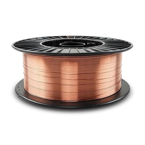 findmall ER70S-6 Mild Steel 0.035 Inch MIG Welding Wire Low Splatter 33 Pound Spool Fit for All Position Gas Welding