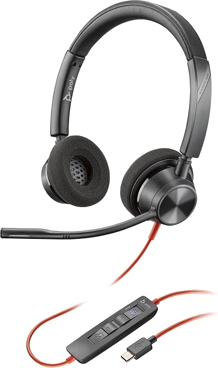 Poly Headset Blackwire C3320-M Stereo USB-C/A Teams