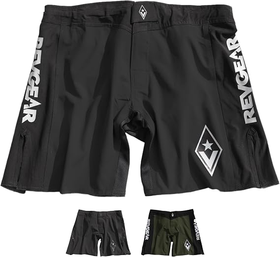Revgear Stealth 1 Hybrid Shorts for Combat Sports Including MMA, Muay Thai