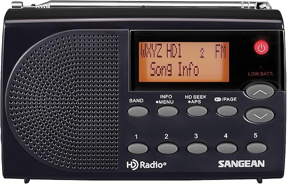 Sangean HDR-14 HD Radio/FM Stereo/AM Portable Radio,
