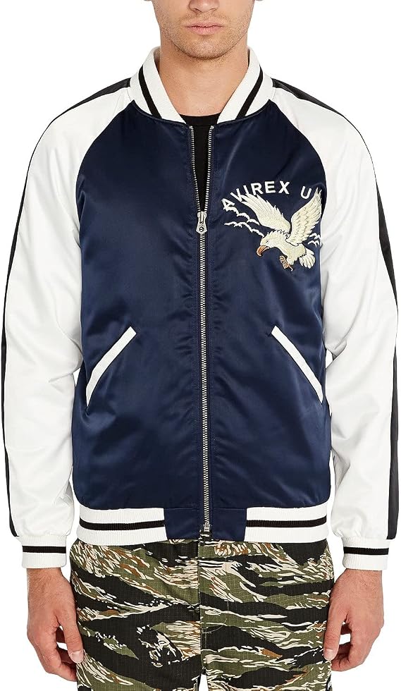 Avirex Men's Avf191o01-navy Blazer