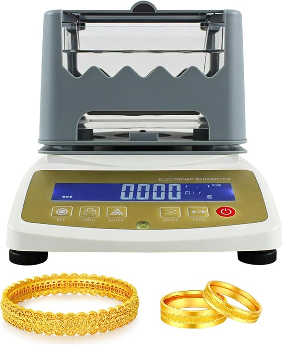 Professional Gold Tester Machine,Essential for Bank Auditors and Lab Technicians Verifying Precious Metals in Jewelry Industry, Pawn Shops, and Research Facilities 1200g