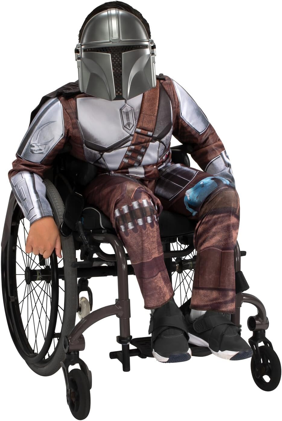 STAR WARS The Mandalorian Official Youth Adaptive Costume - Costumes with Adaptive Features Wheel Cover Sold Separately