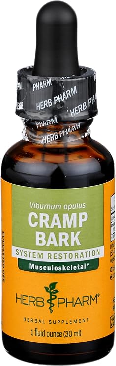 Herb Pharm Cramp Bark Liquid Extract Drops for Musculoskeletal Support, 1 Oz