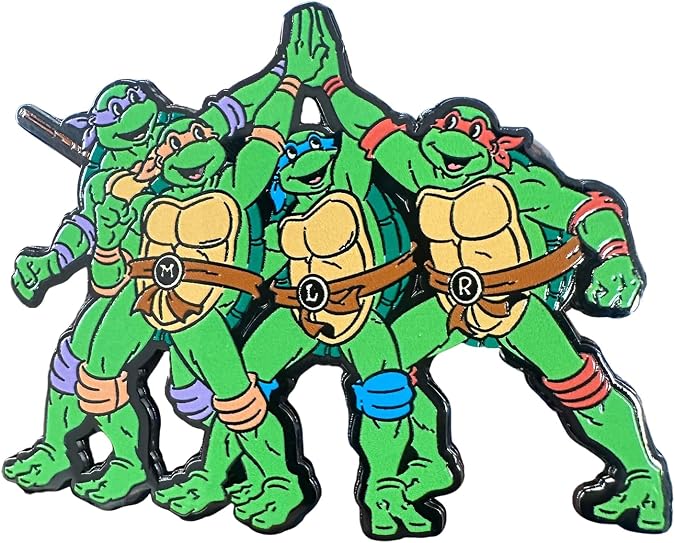 TMNT x Zen Monkey Studios: COWABUNGA! - TMNT MEGA collectible pin