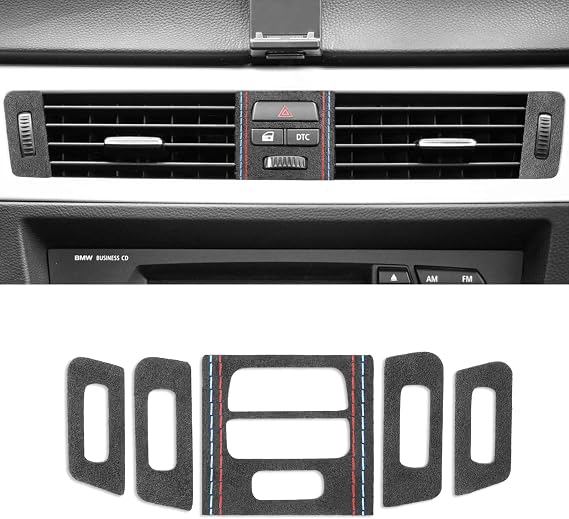 BETTERHUMZ Center Console Panel Sticker for BMW E90 E91 E92 E93 3 Series